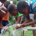 Bringing Water to Kakira Village. (Borehole No. 4)